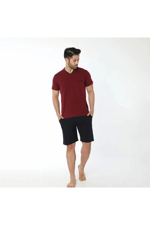 Öztaş 12020 Erkek Yazlık Şort Pijama Takım