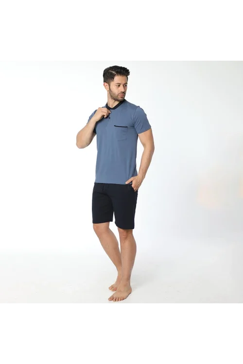 Öztaş 12037 Erkek Yazlık Şort Pijama Takım