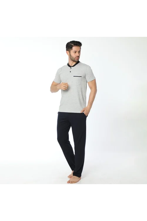 Öztaş 12042 Erkek Yazlık Kısakol  Pijama Takım