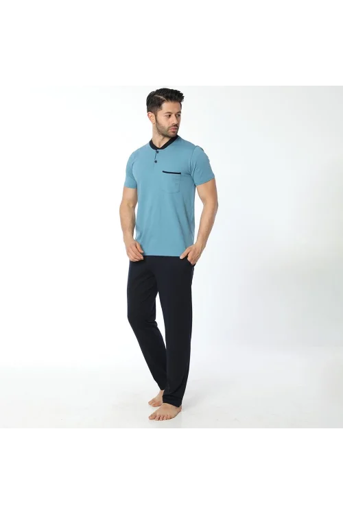 Öztaş 12043 Erkek Yazlık Kısakol  Pijama Takım
