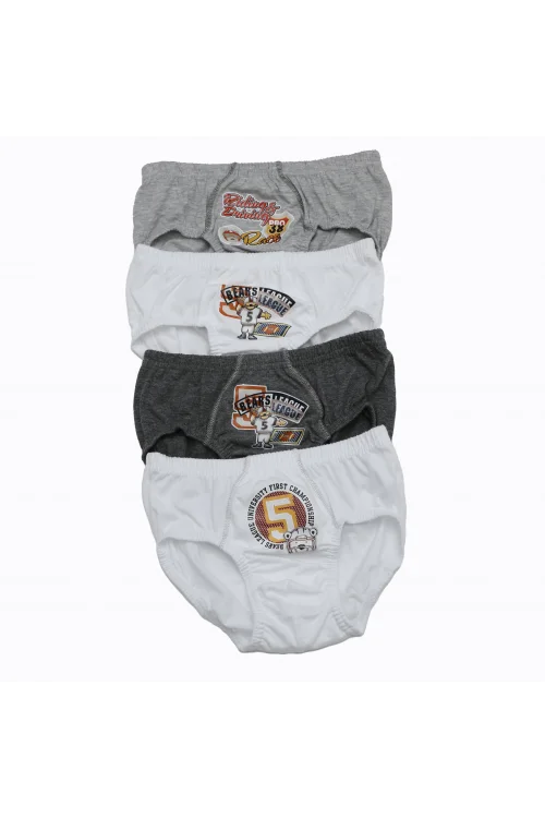Öztaş 3116 Erkek Çocuk Slip Külot 4lü Paket