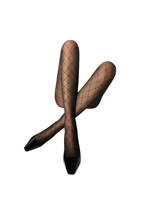 Penti Kadın Diamond Dotted Desenli Külotlu Çorap