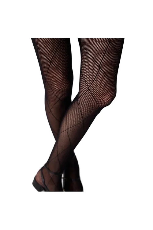 Penti Kadın Diamond Tül File Külotlu Çorap