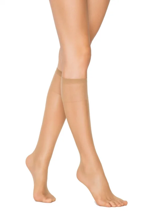 Penti Likra Fit 15 Parlak Burun Dikişsiz Dizaltı Çorap
