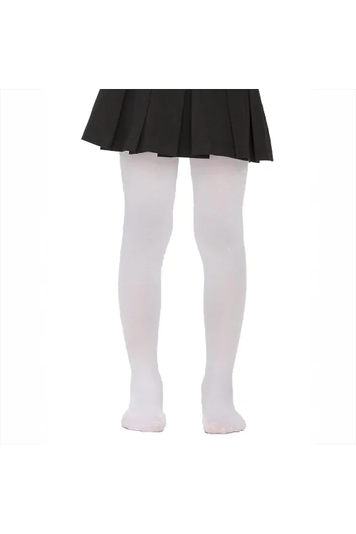 Penti Pretty Kız Çocuk Mikro 40 Külotlu Çorap Beyaz 3lü Paket