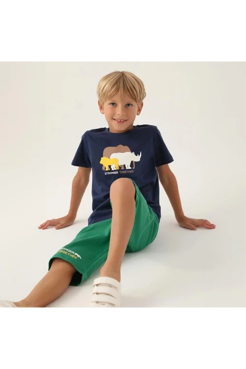 Roly Poly 3362C Erkek Çocuk Kapri Yazlık Pijama Takım