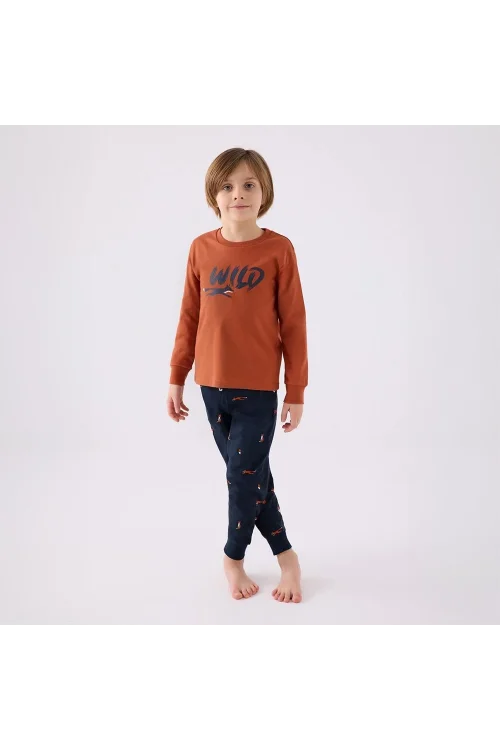 RolyPoly RP3433C Erkek Çocuk Kışlık Pijama Takım