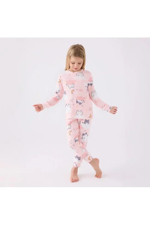 RolyPoly RP3460C Kız Çocuk Kışlık Pijama Takım