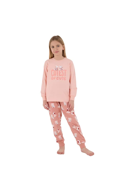 RolyPoly RP3708-2 Kız Çocuk Kışlık İkili Pijama Takım