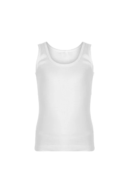 Şahinler EC020 Erkek Çocuk Garson Boy Ribana Askılı Atlet (10-11 Yaş)