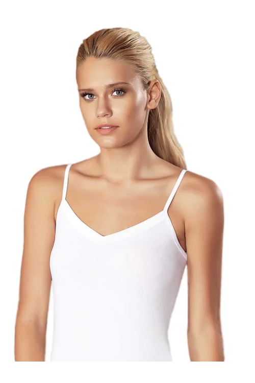 Şahinler Kadın Likra V-Yaka Askılı Atlet B1001