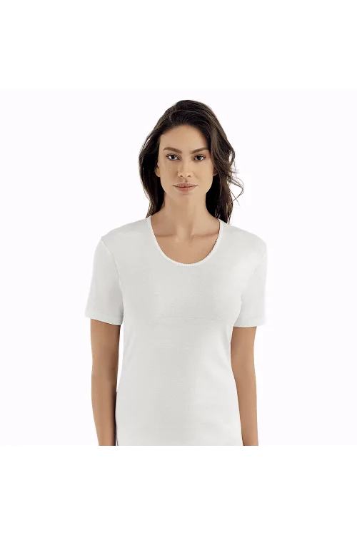 Şahinler MB010 Kadın Ribana Kısa Kol Büyük Beden Atlet No:64 (3XL)