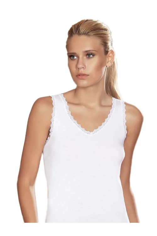 Şahinler MB610 Kadın Ribana V-Yaka Atlet