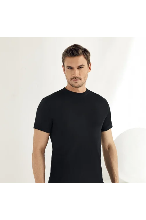 Şahinler ME004 Renkli O-Yaka Kısa Kol Büyük Beden Atlet No:60 (XXL)