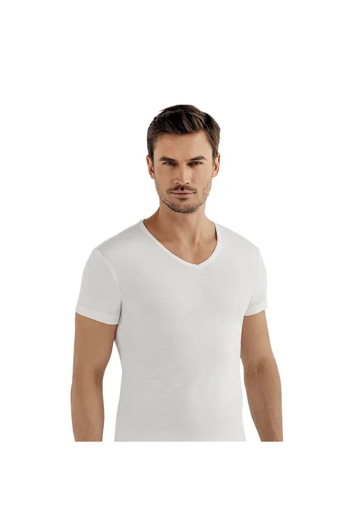 Şahinler ME026 Sporcu V-Yaka Kısa Kol Atlet No:56 (XL)