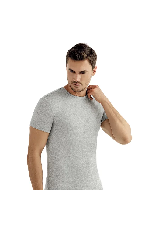 Şahinler ME027 Renkli Sporcu Kısa Kol Atlet No:56 (XL)