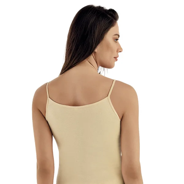 Şahinler MB001R Kadın Renkli Büyük Beden İp Askılı Atlet No:60 (XXL)