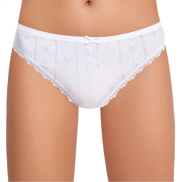 İlke 273 Kadın Jakarlı Dantelli Bikini Külot