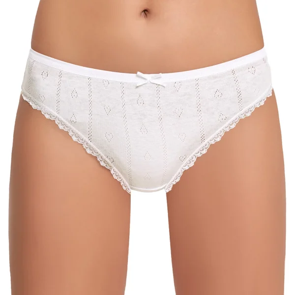 İlke 273 Kadın Jakarlı Dantelli Bikini Külot