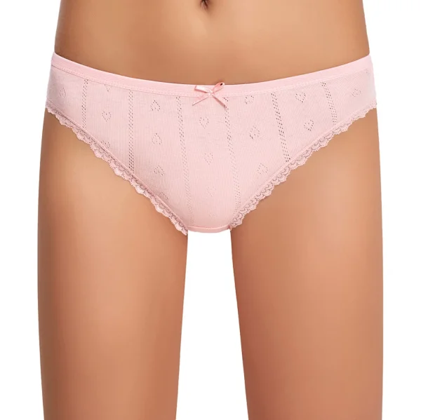 İlke 273 Kadın Jakarlı Dantelli Bikini Külot