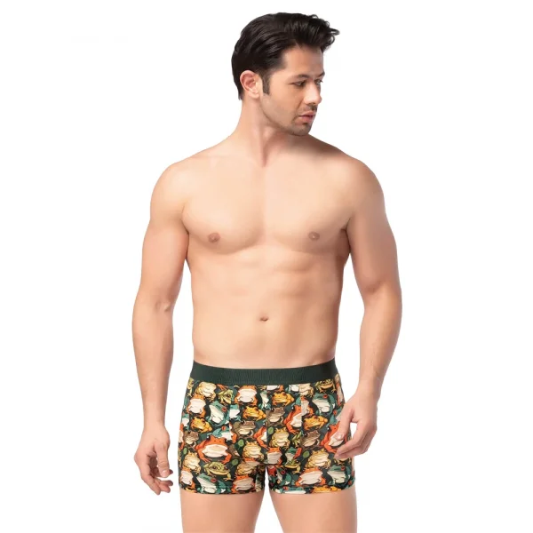 Berrak 4431 Büyük Beden Dijital Baskı Erkek Boxer
