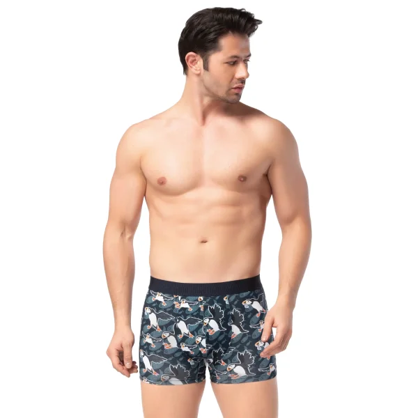 Berrak 4431 Büyük Beden Dijital Baskı Erkek Boxer