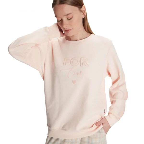 Anıl 11255 Kadın Uzun Kol Sweatshirt ve Pantolon Takım