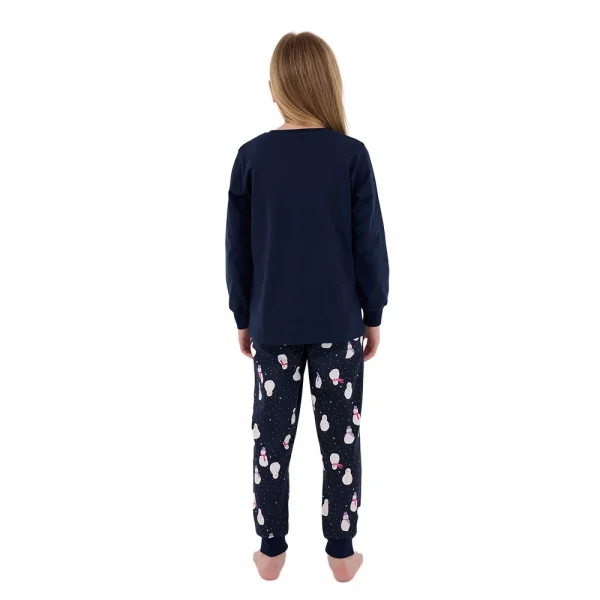 RolyPoly RP3712-G Kız Çocuk Garson Boy Kışlık İkili Pijama Takım