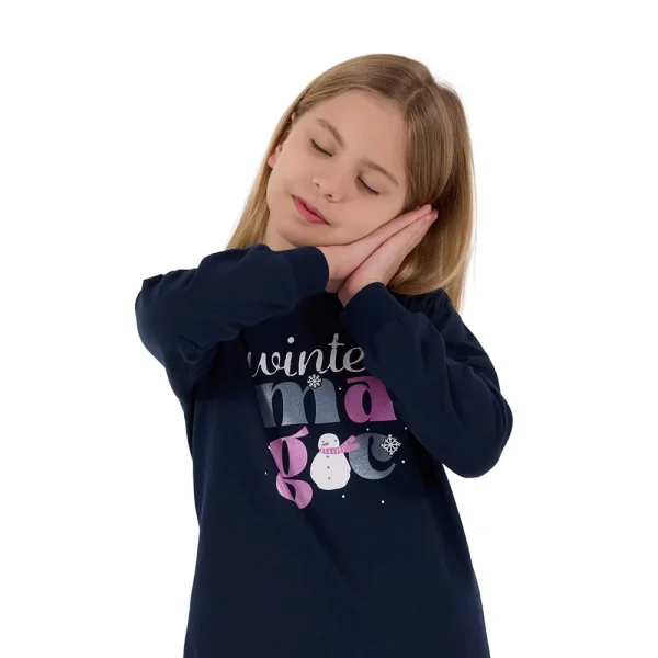 RolyPoly RP3712-G Kız Çocuk Garson Boy Kışlık İkili Pijama Takım