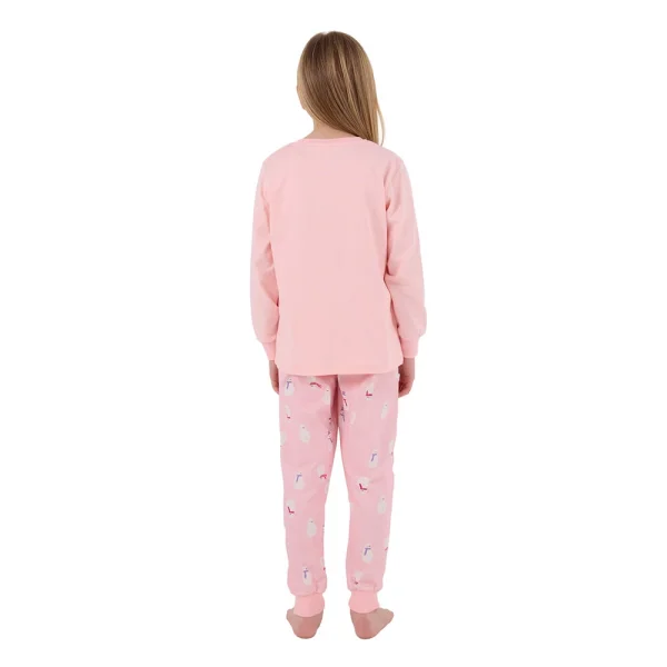 RolyPoly RP3712-G Kız Çocuk Garson Boy Kışlık İkili Pijama Takım