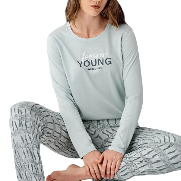 Arnetta AR3405-S Kadın İkili Kışlık Pijama Takım