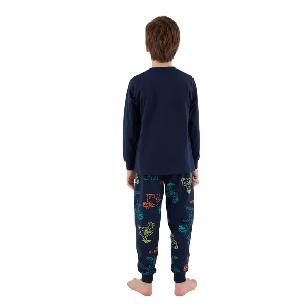 RolyPoly RP3671-2 Erkek Çocuk Kışlık İkili Pijama Takım
