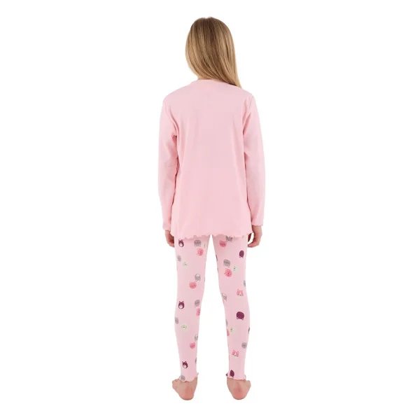 RolyPoly RP3700-2 Kız Çocuk Kışlık İkili Pijama Takım