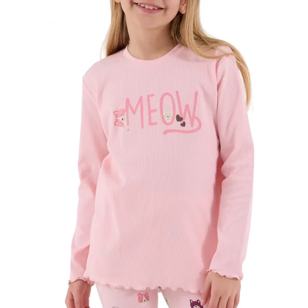 RolyPoly RP3700-2 Kız Çocuk Kışlık İkili Pijama Takım