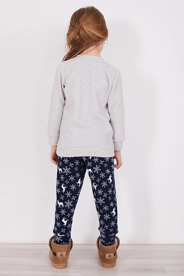 Arnetta AR2150C Kız Çocuk Polar 2li Pijama Takım