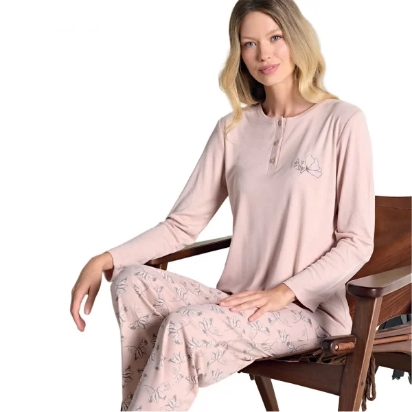 Over Sleep 3119 Kadın Melisa Büyük Beden Pijama Takımı