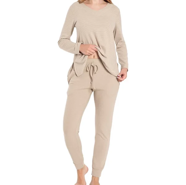 Confeo 840-802 Kadın V Yaka Uzunkol Pi̇jama Takım