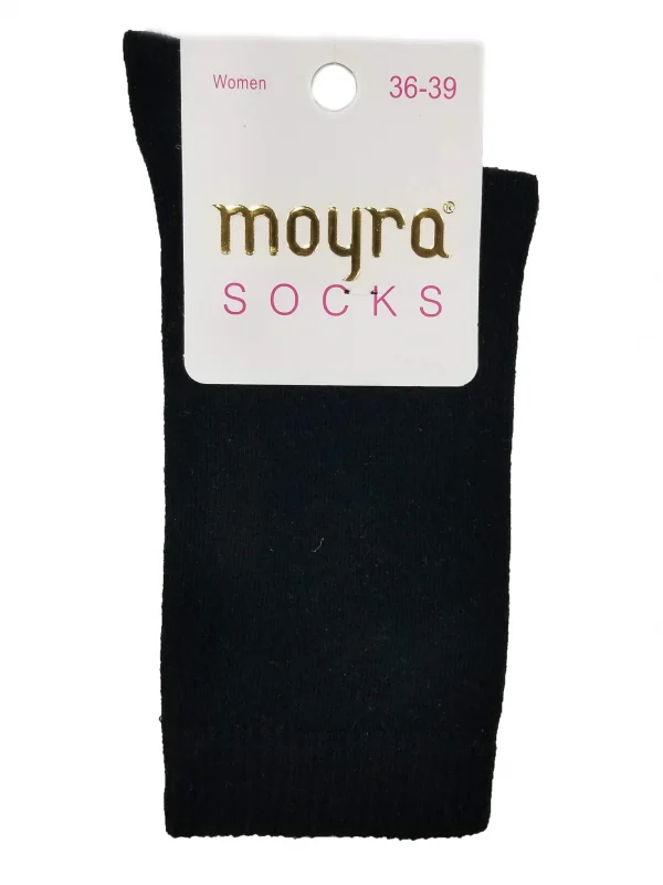 Moyra 3 Adet Bayan Düz Pamuk Soket Çorap