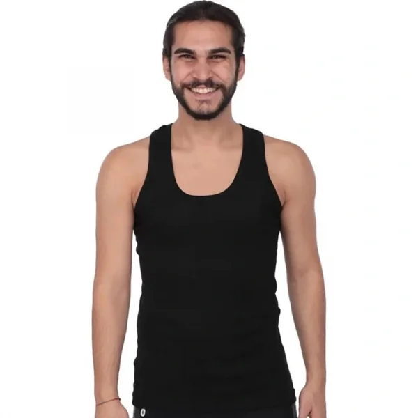 Tutku 102 Ribana Erkek Siyah Atlet XL 3lü Paket