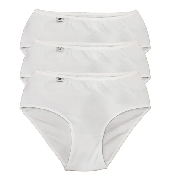 Tutku 922 Ribana Kadın Bato Külot 3lü M Beyaz