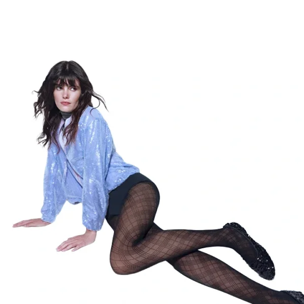 Penti Kadın Checked Desenli Külotlu Çorap