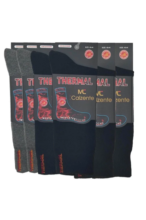 Mia Calzente 6 Adet Thermal (Termal) Erkek Çorabı