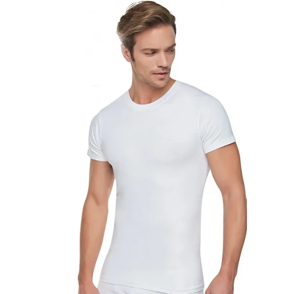 Tutku 105 Penye Erkek O-Yaka Fanila Beyaz XXXL 6lı Paket