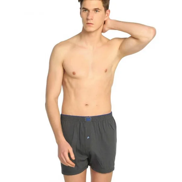 Tutku 117 Battal Erkek Düz Penye Boxer