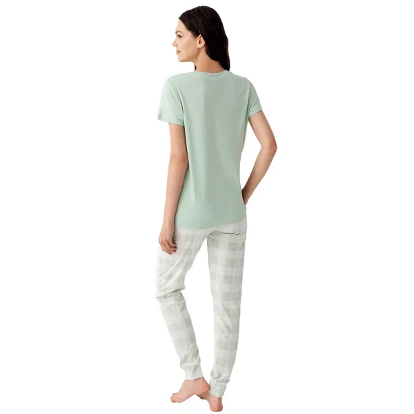 Arnetta AR3576-S Kadın Yazlık  Kısa Kol Pijama Takım