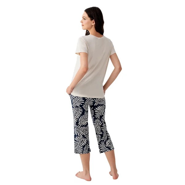 Arnetta AR3604-X Kadın Büyük Beden Yazlık Kapri Takım