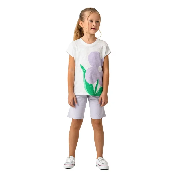 RolyPoly RP3801-C Kız Çocuk Yazlık Bermuda Takım