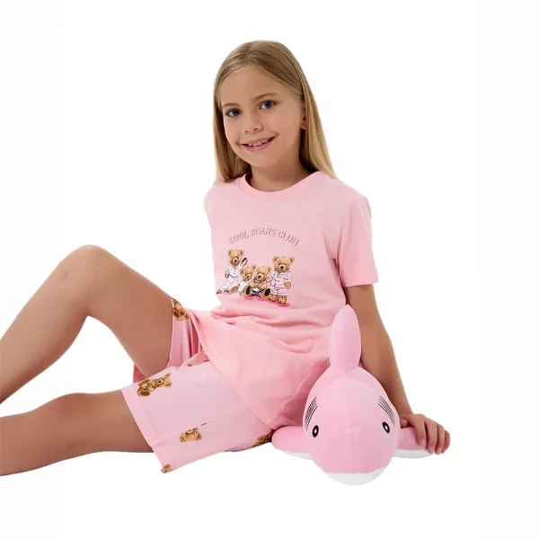 RolyPoly RP3816-C Kız Çocuk Yazlık Şort Takım