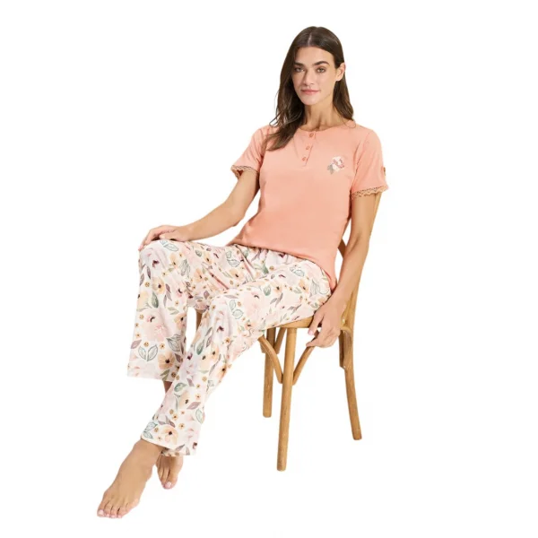 Over Sleep 3342 Kadın Modal Yazlık Takım (M-L-XL-2XL)