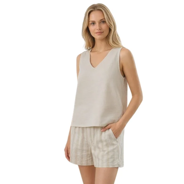 FLZ 86-64 Kadın Yazlık Şort Pijama Takım